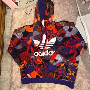 Adidas Multicolor Graphic Hoodie